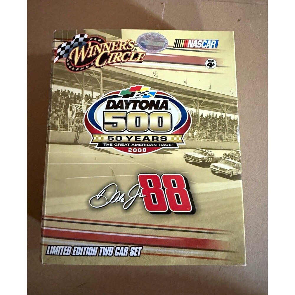 Winner’s Circle Dale Earnhardt Jr #88 Daytona 500 50 Years 2-Car Set 1:64